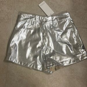 Tobi metallic shorts. Never worn